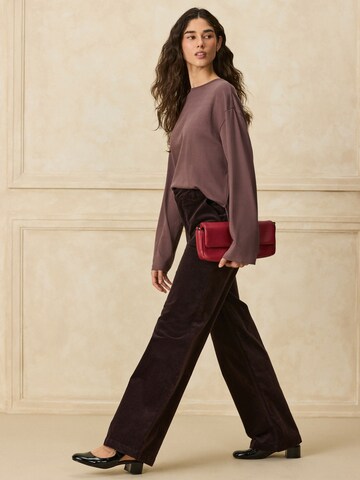 Next Wide Leg Hose in Rot