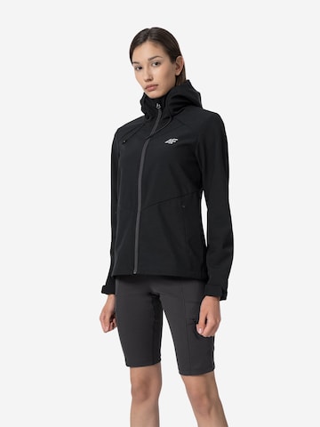 4F Athletic Jacket in Black: front