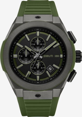 CERRUTI 1881 Analog Watch in Green: front