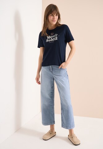 CECIL T-Shirt in Blau: Vorderseite