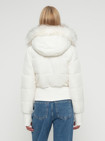 HOLLISTER Winter Jacket in White