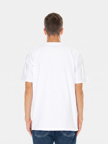 Carhartt WIP Shirt 'S/S AMERICAN SCRIPT T-SHIRT WHITE' in Wit
