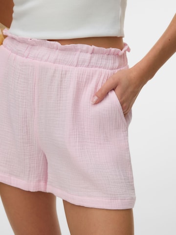 Baggy Pantalon VERO MODA en rose
