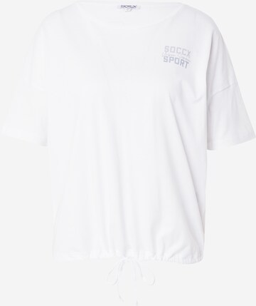 Soccx Majica | bela barva: sprednja stran