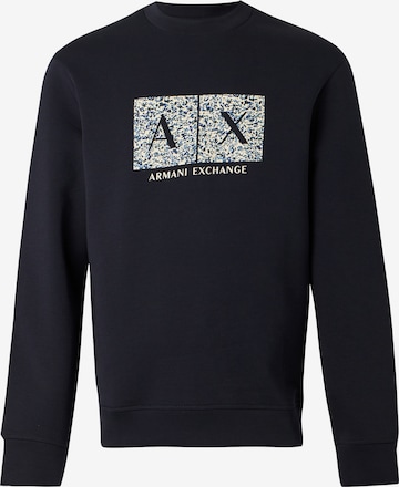 mėlyna ARMANI EXCHANGE Megztinis be užsegimo: priekis