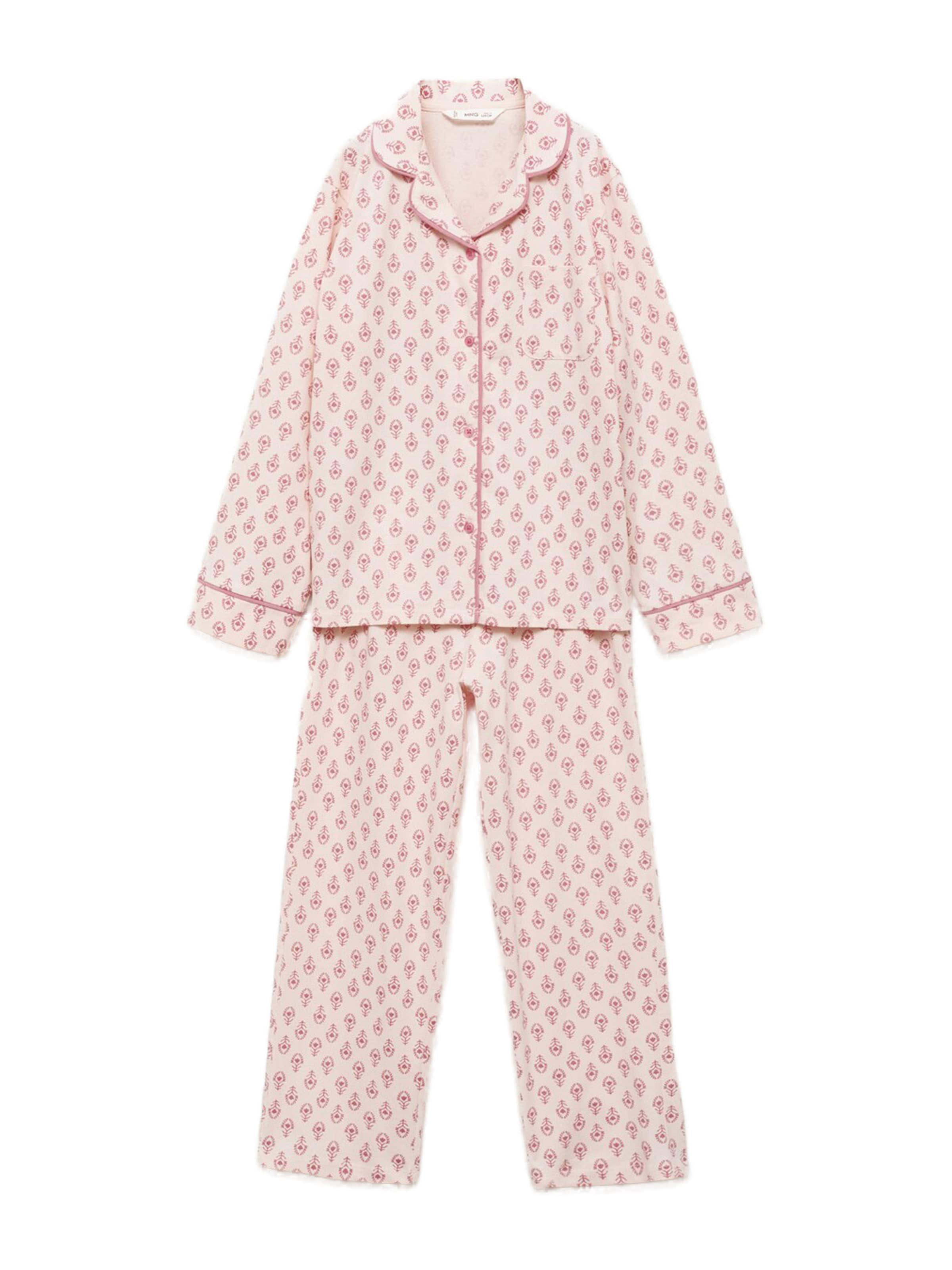 MANGO KIDSPidžama set 'SELLI' - roza boja: prednji dio