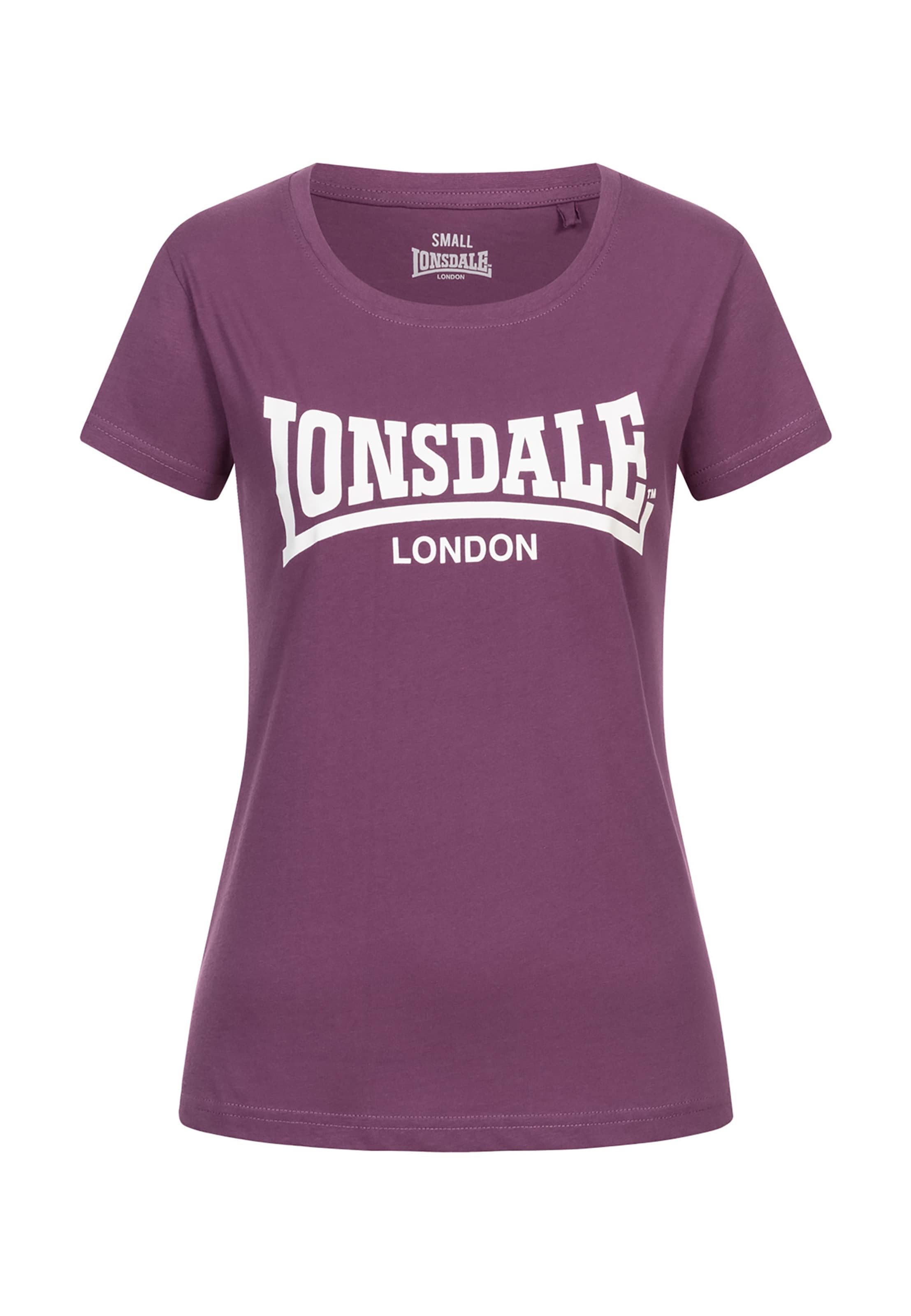 T-shirt 'Cartmel' LONSDALE en violet : devant