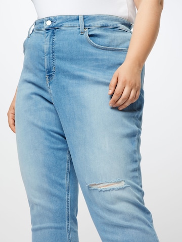 Calvin Klein Jeans Curve Skinny Jeansy w kolorze niebieski