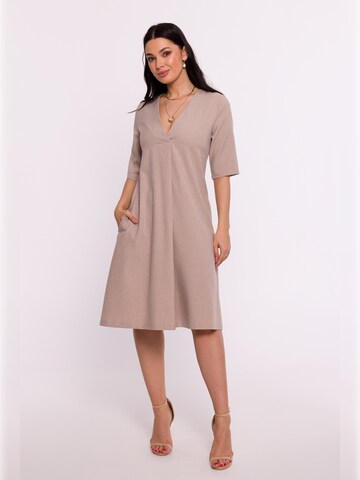 BeWear - Vestido en beige: frente