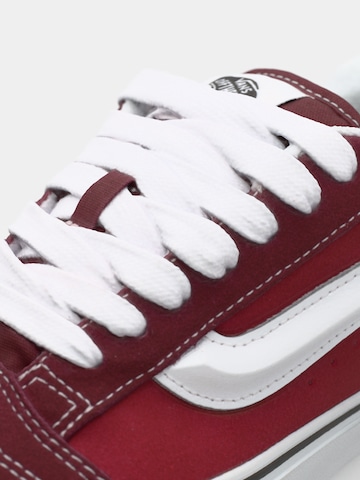 VANS Platform trainers 'Knu Skool' in Red