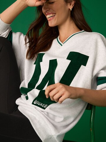 Next Sweatshirt i grå