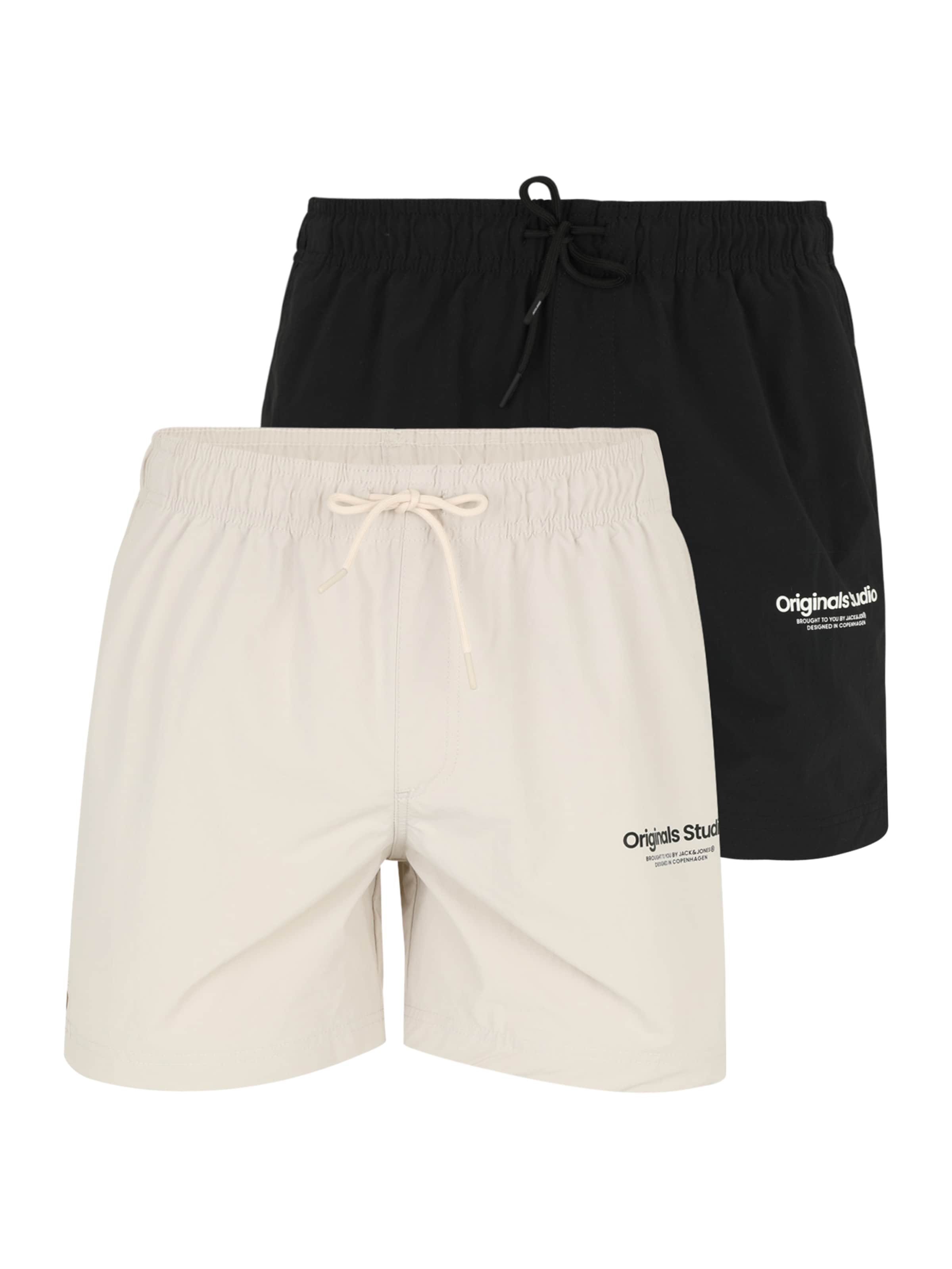 JACK & JONES Σορτσάκι-μαγιό 'JPSTNAXOS' σε μπεζ: μπροστά