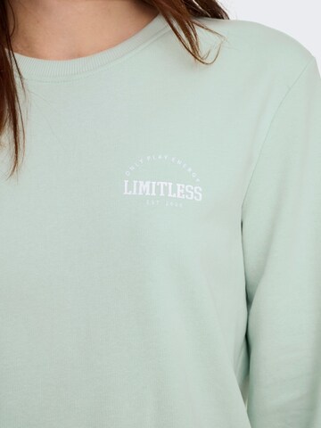 ONLY PLAY Sweatshirt 'ONPCava' in Green