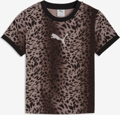 Sportiniai marškinėliai 'Essentials' iš PUMA, spalva – šokolado spalva / mokos spalva / juoda, Prekių apžvalga