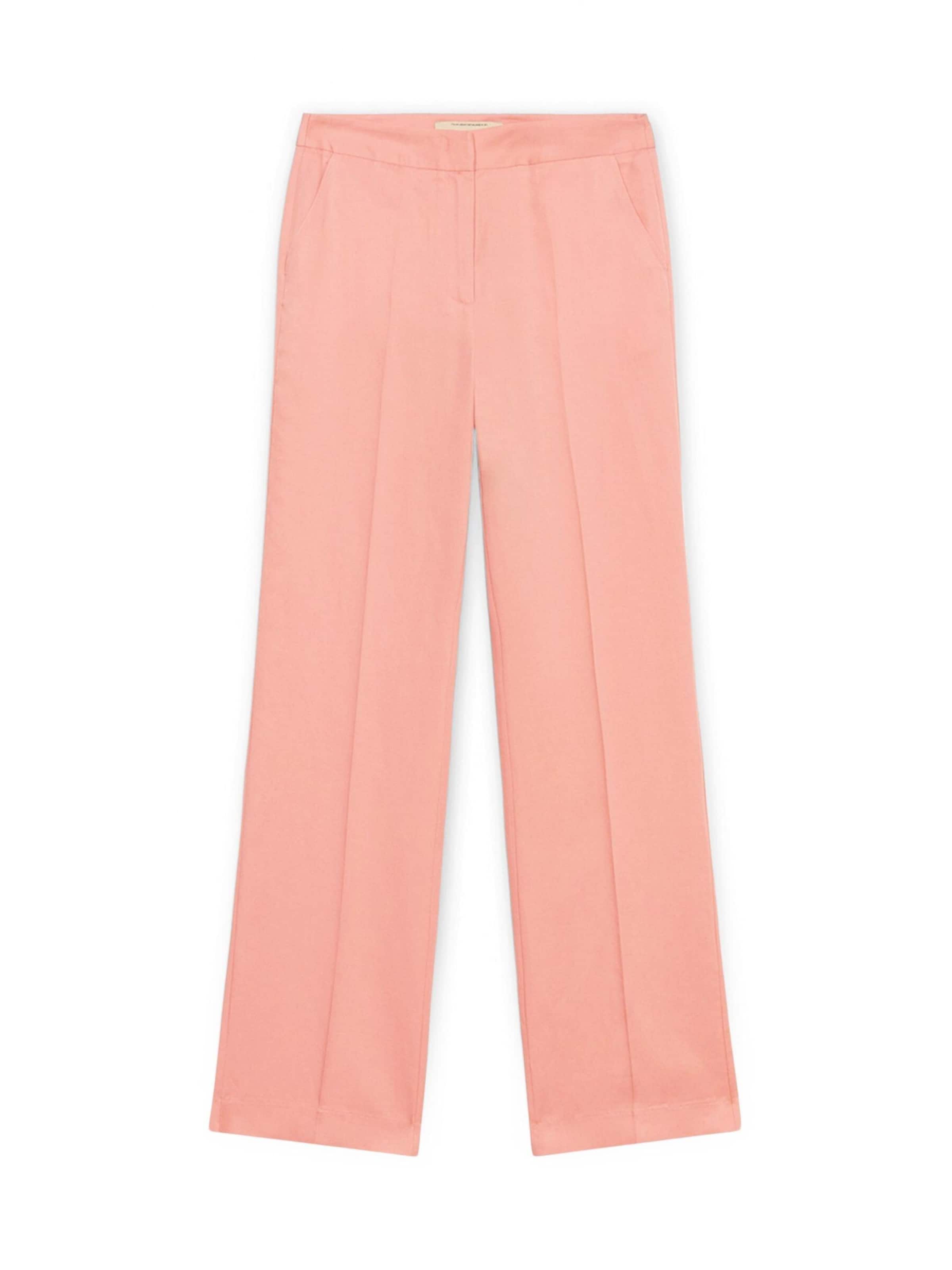 Trussardi - Pierna ancha Pantalón en rosa: frente