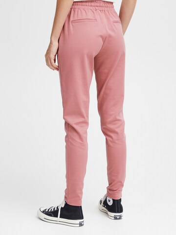 ICHI Slim fit Trousers 'KATE' in Pink