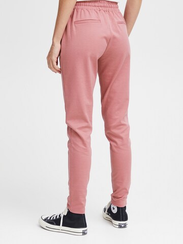 ICHI Tapered Trousers 'KATE' in Pink