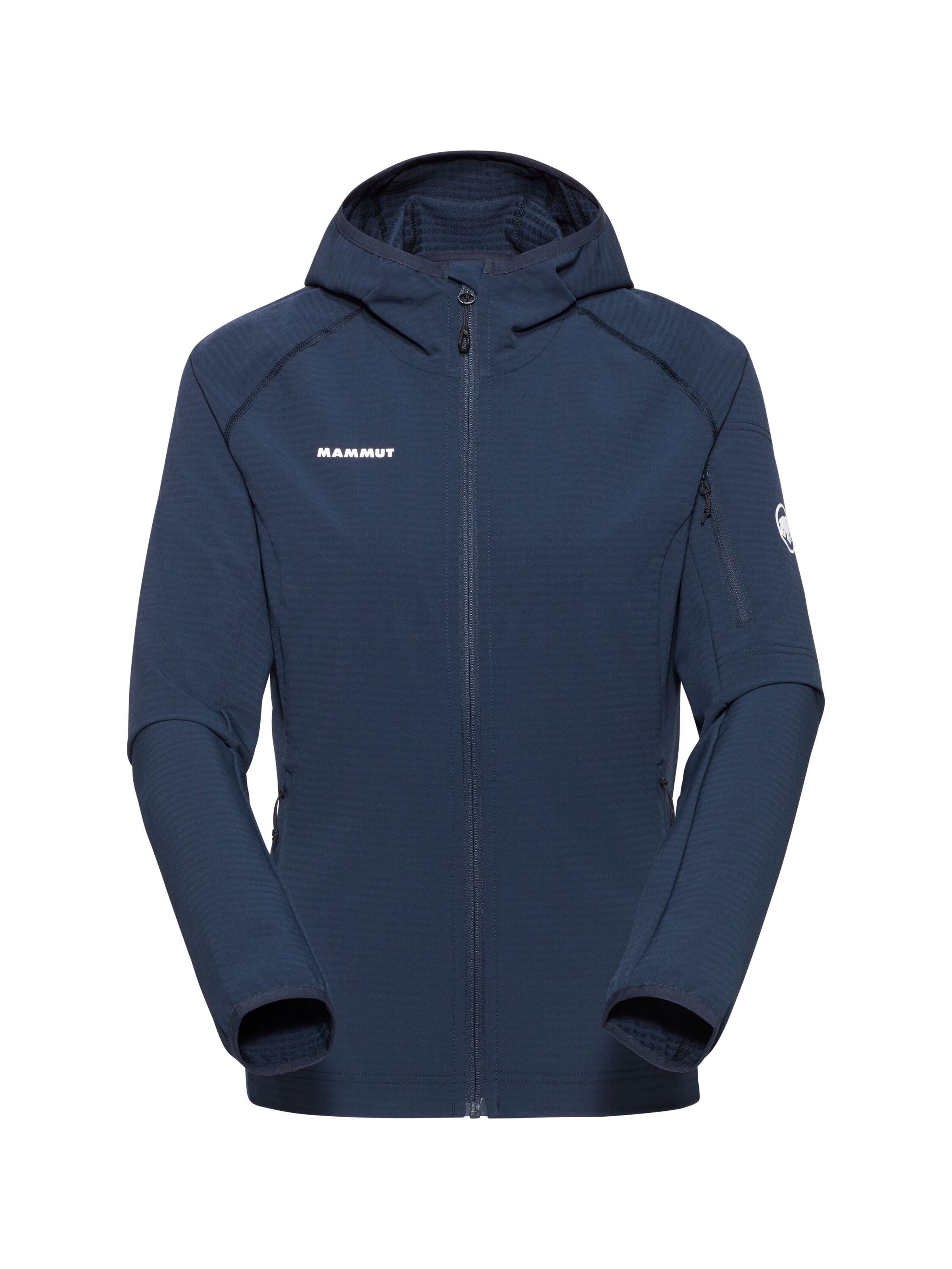 MAMMUT Funktionsfleecejacke in Blau: Vorderseite