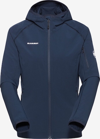 MAMMUT Funktionsfleecejacke in Blau: Vorderseite