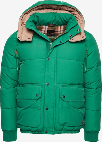 Superdry Winterjacke 'MOUNTAIN' in Grün: predná strana