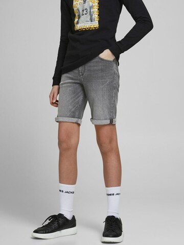 Jack & Jones Junior Regular Jeans 'Rick' in Grey: front