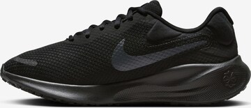 NIKE Laufschuhe 'Revolution7' in Schwarz: predná strana