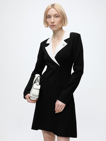 Karl Lagerfeld Úpletové šaty – černá