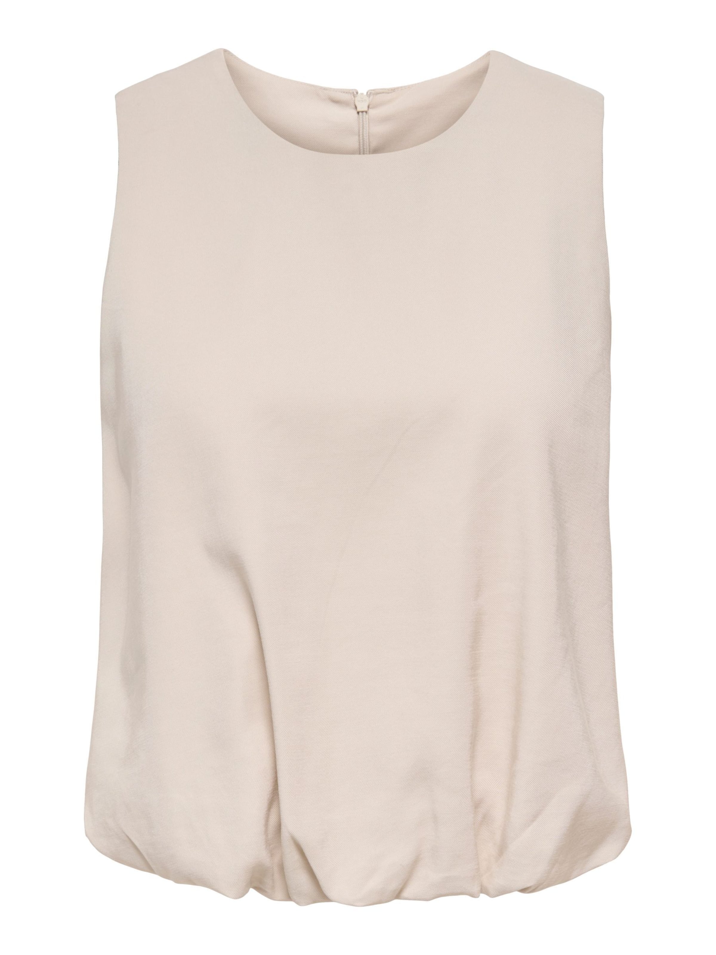 ONLY Top 'ONLAris' in Beige: voorkant