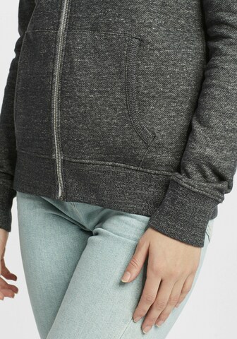 Oxmo Zip-Up Hoodie 'Celia' in Grey