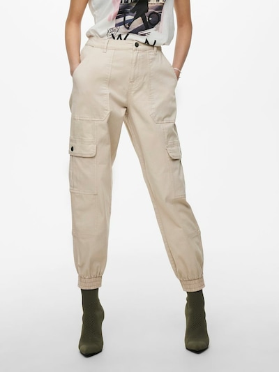 ONLY Cargobroek in de kleur Beige, Modelweergave