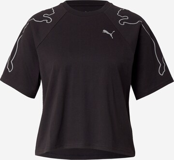 T-shirt fonctionnel 'Motion' PUMA en noir : devant