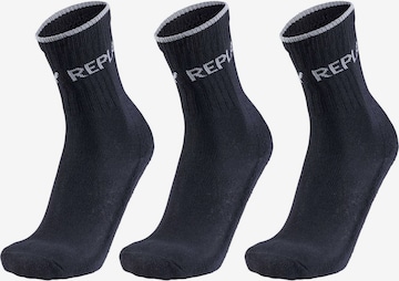 REPLAY Socken in Schwarz: Vorderseite