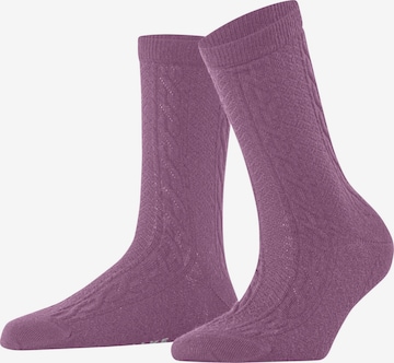 FALKE Socken 'Declivity' in Pink: Vorderseite