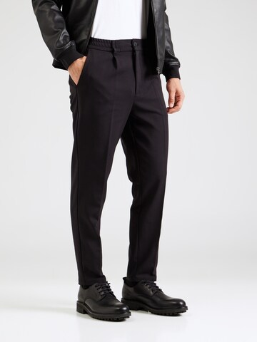 Casual Friday Tapered Chino Pants 'CF Marc' in Black: front