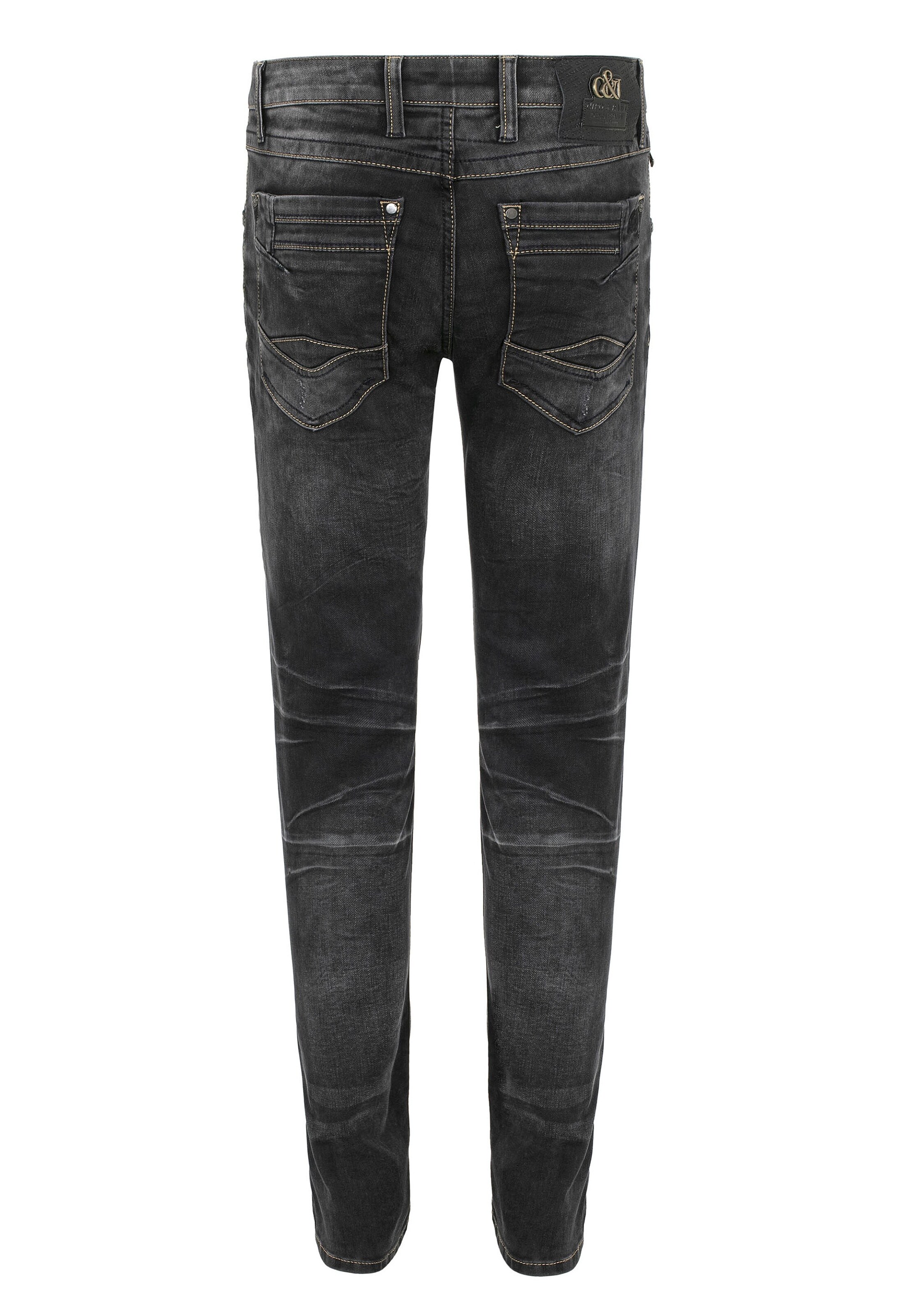 CIPO & BAXX Regular Jeans in Zwart