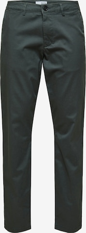 SELECTED Chino trousers 'SLHMiles Flex' in Grey: front