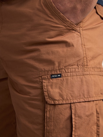 Petrol Industries Regular Cargo trousers in Brown