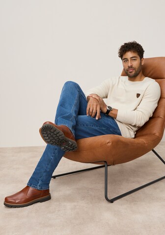 Bruno Banani Pullover in Weiß