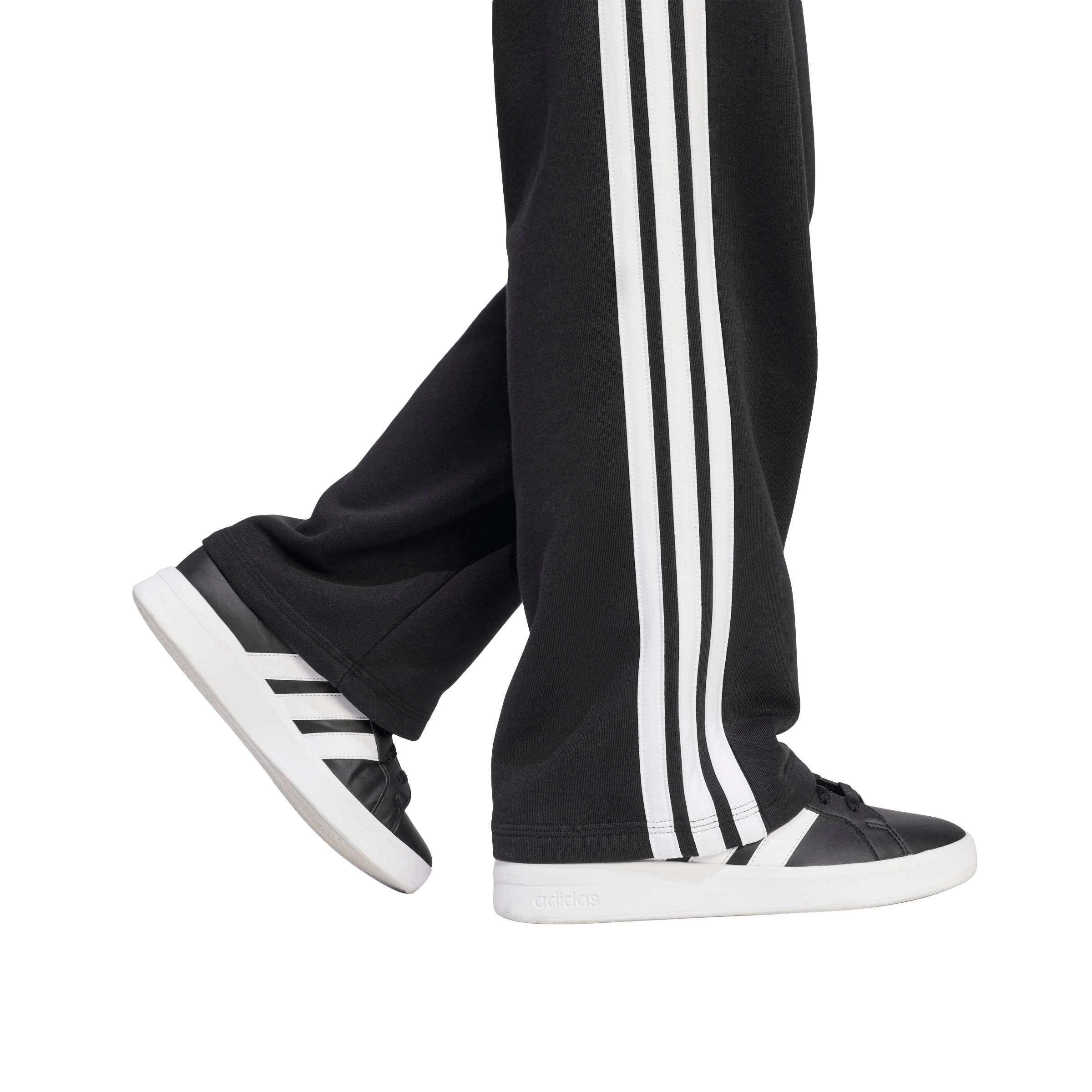 juoda ADIDAS SPORTSWEAR Plačios klešnės Sportinės kelnės