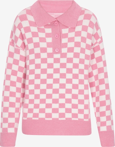 swirly Pullover em rosa / branco, Vista do artigo