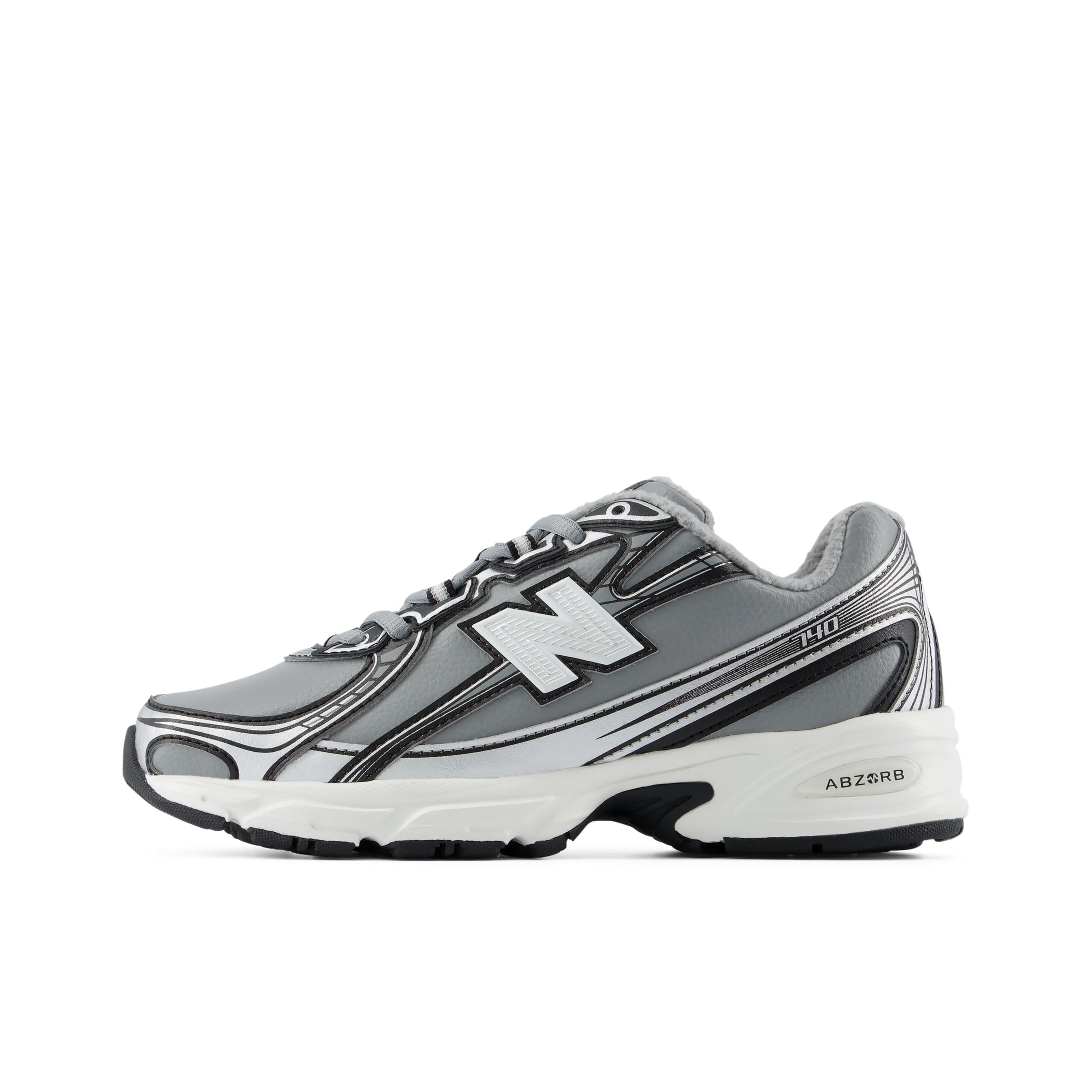 new balance - Sapatilhas '740 Lace' em cinzento: frente