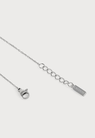 LACOSTE Bracelet 'Crocodile' in Silver: front