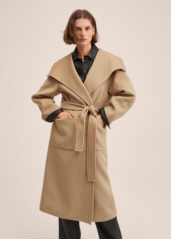 MANGO Between-Seasons Coat 'Buleria' in Brown: front
