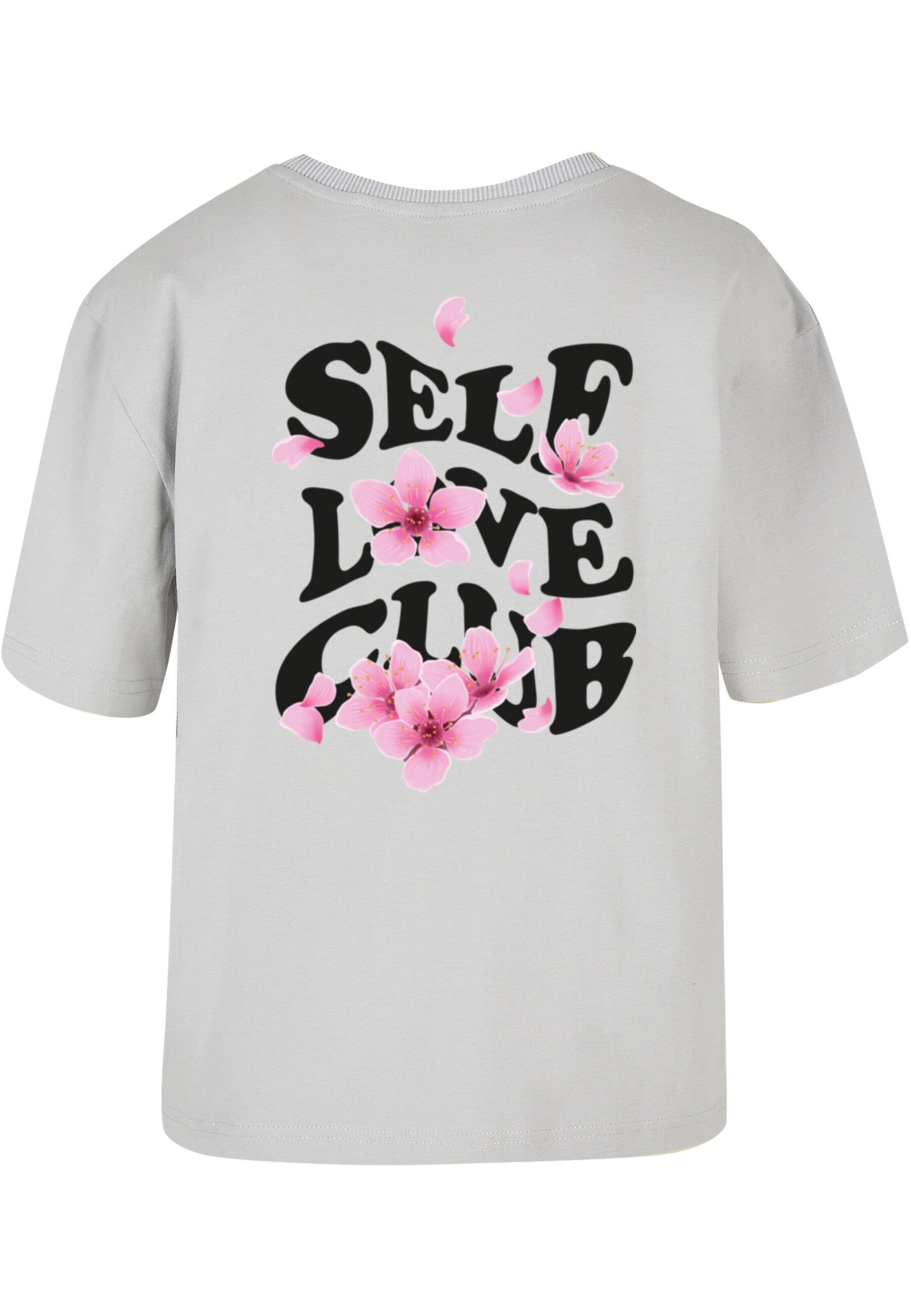 Maglietta 'Self Love Club' di Mister Tee in grigio
