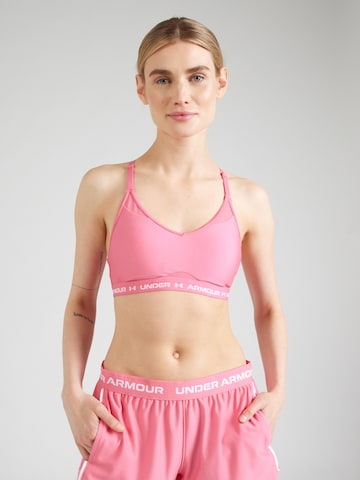 UNDER ARMOURBustier Sportski grudnjak - roza boja: prednji dio