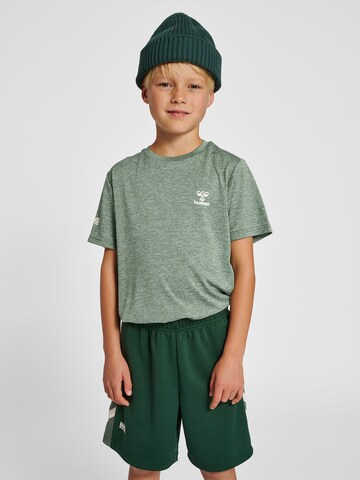Hummel Shirt 'Mistral' in Groen: voorkant