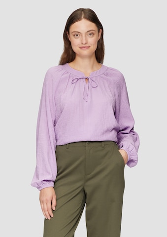 s.Oliver Blouse in Lila: voorkant