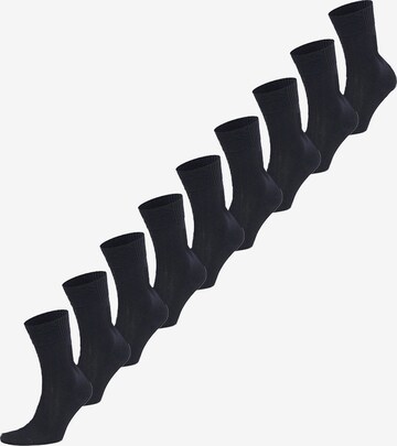 Nur Die Socks in Black: front