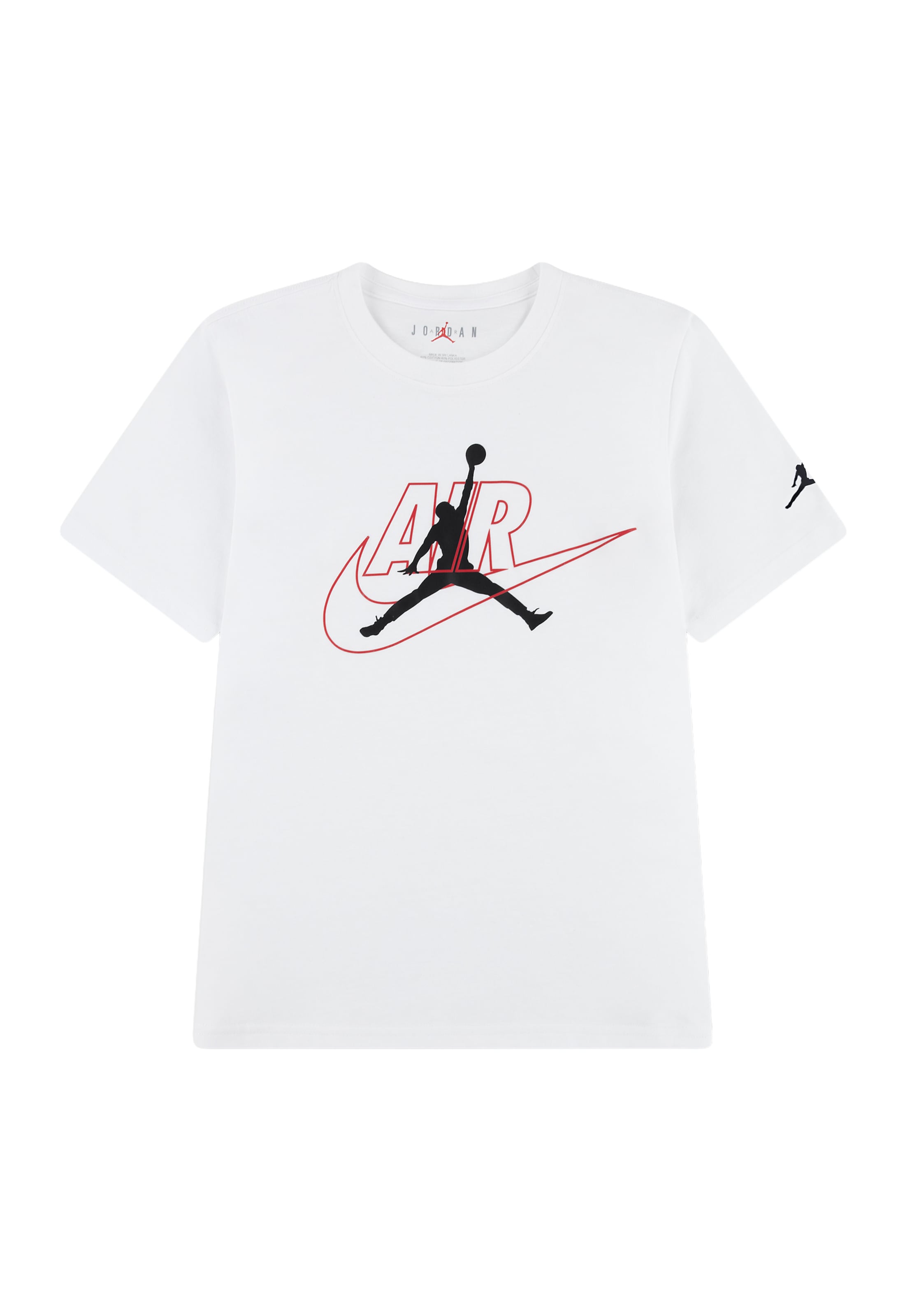 Tricou 'AIR SWOOSH' de la Jordan pe alb: față