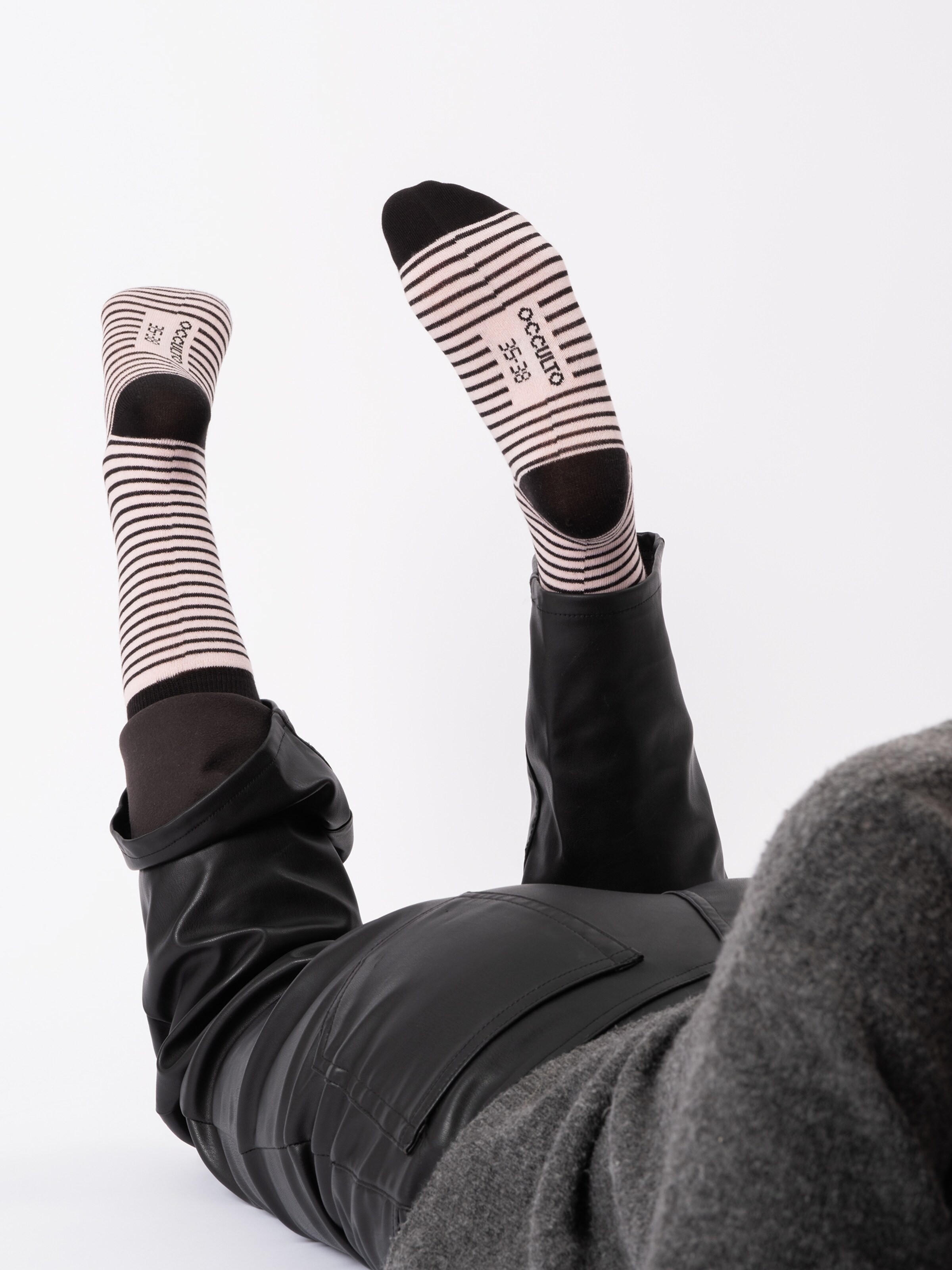 Occulto Socks 'Michaela' in Grey